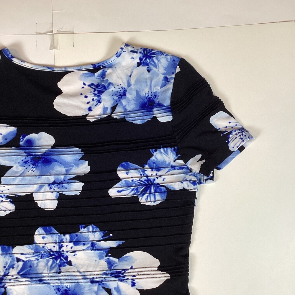 Calvin Klein Womens Blouse Shirt Top Size S Small Stretch Comfort Soft Floral - Picture 8 of 8